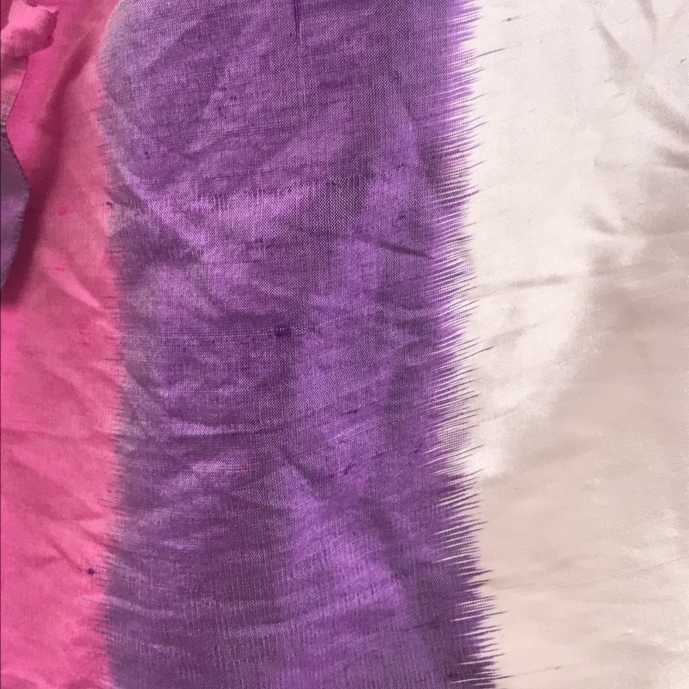 Adam AS-IS 6 Silk Tie Dye Stripe Strapless Dress Glam Valentines Day - Picture 10 of 13